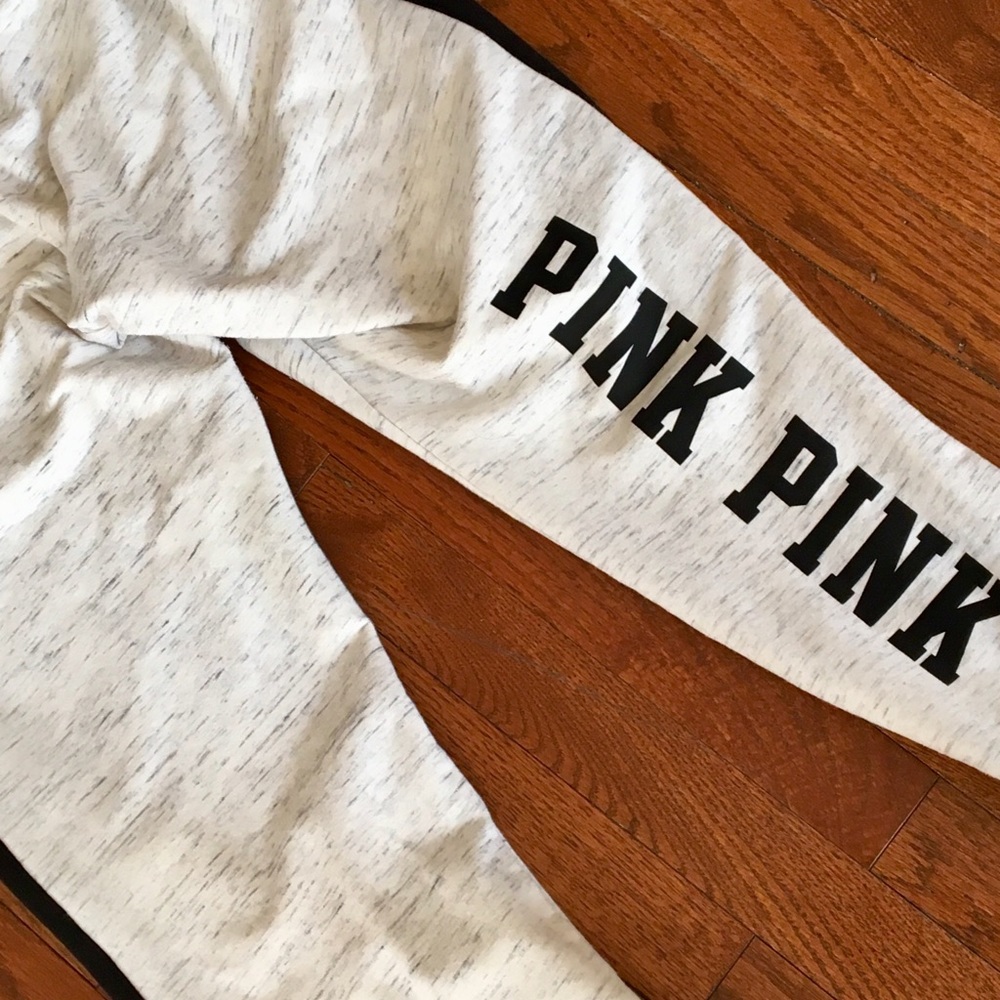 Pink gym sweatpants L Victoria Secret